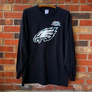 Vintage Philadelphia Eagles Shirt Size XL Black 2005 Super Bowl Terrell Owens